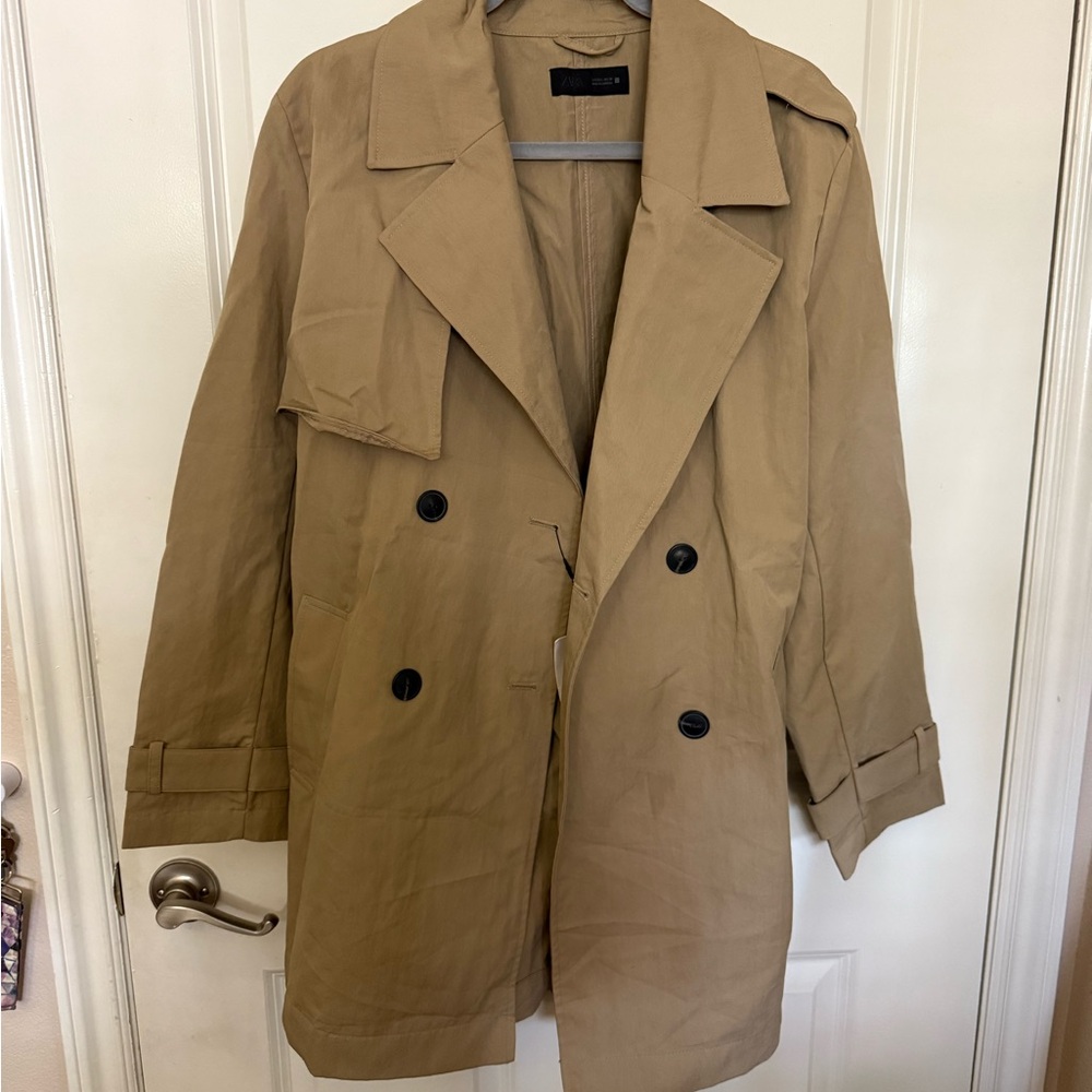 Zara Tan Trench Coat BNWT